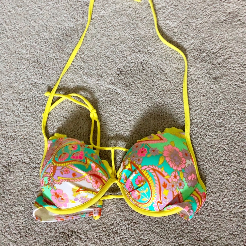 Victoria’s Secret Yellow bikini top - 32B